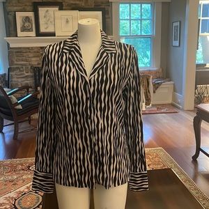 SILK Blouse Dressy size 10